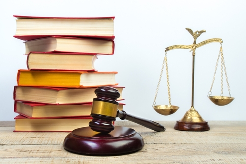 Law,Concept, ,Open,Law,Book,,Judge's,Gavel,,Scales,,Themis